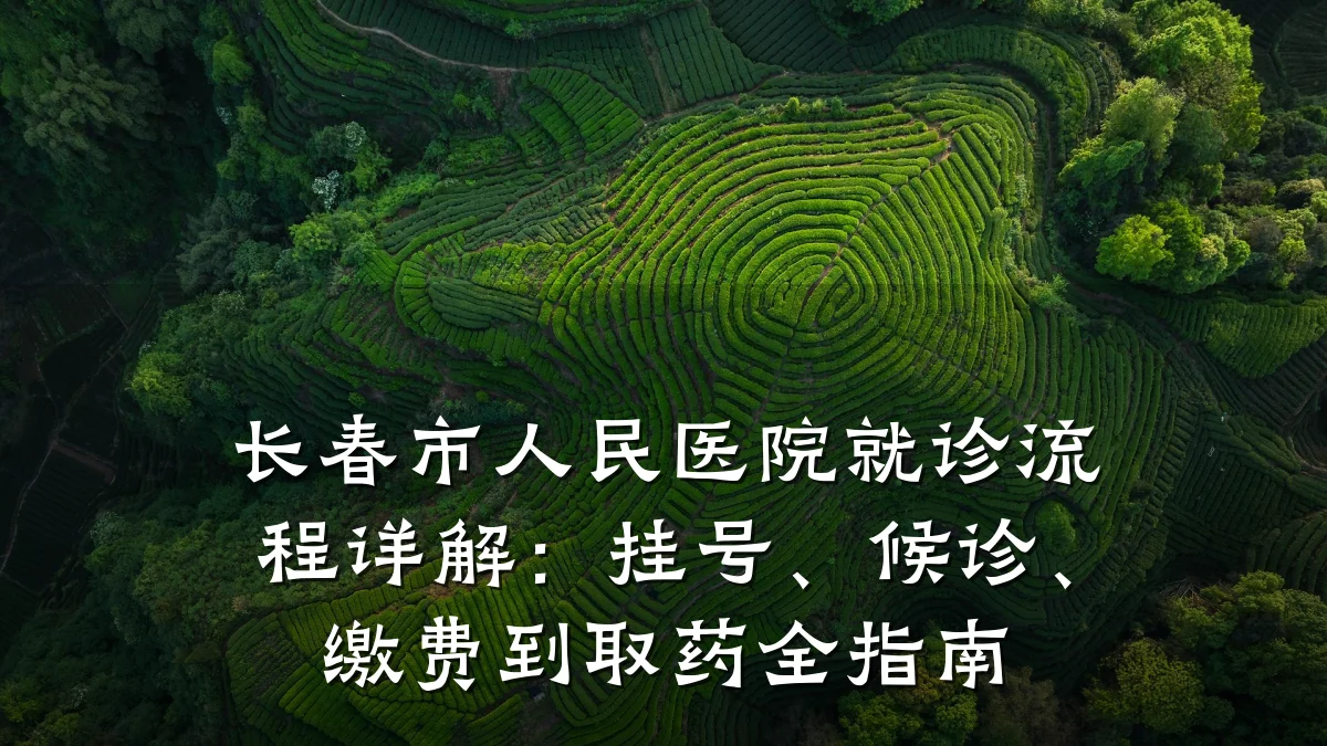 长春市人民医院就诊流程详解:挂号、候诊、缴费到取药全指南