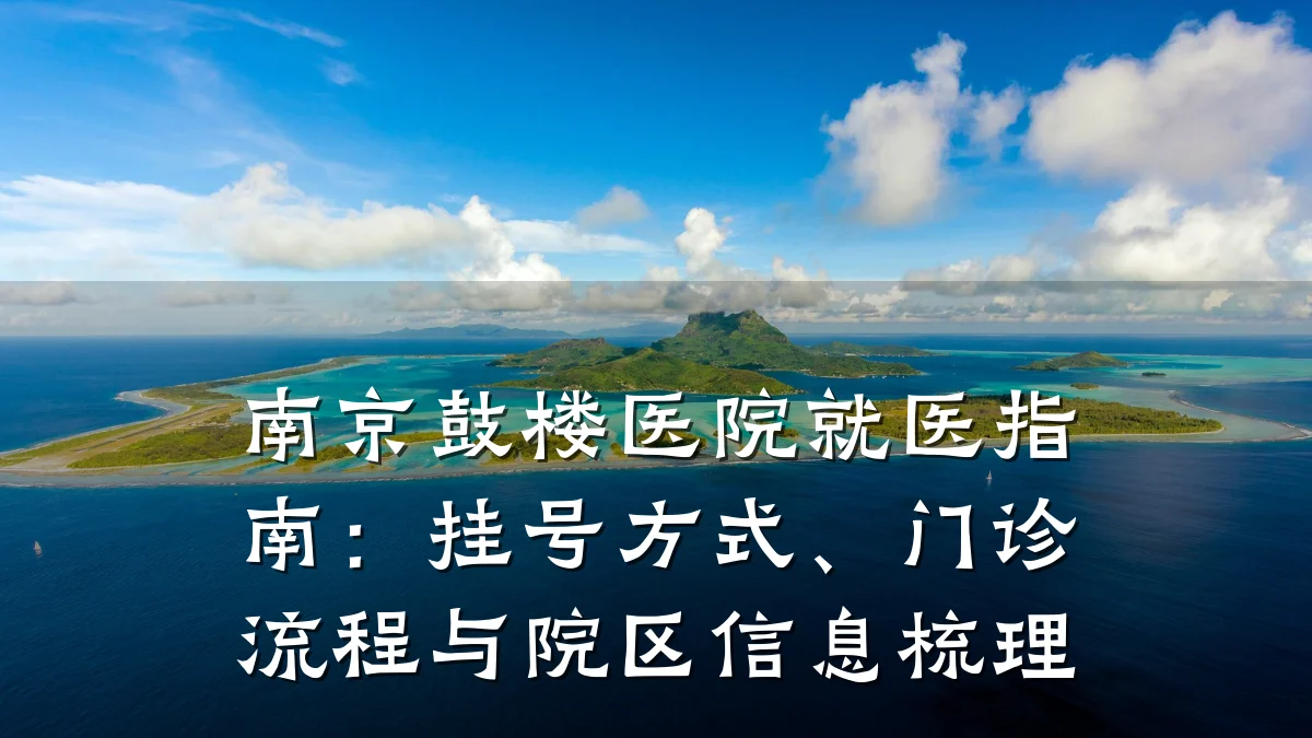 南京鼓楼医院就医指南:挂号方式、门诊流程与院区信息梳理