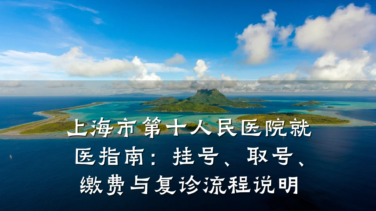 上海市第十人民医院就医指南:挂号、取号、缴费与复诊流程说明