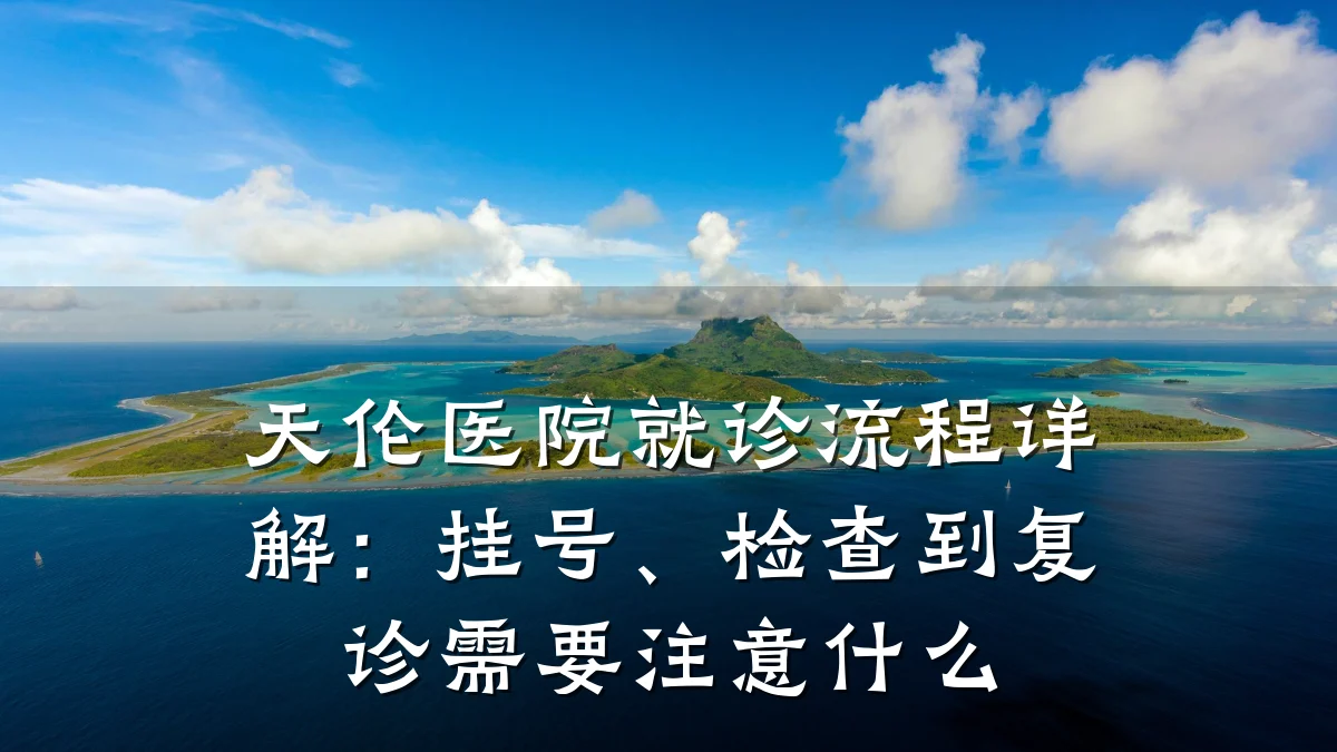 天伦医院就诊流程详解:挂号、检查到复诊需要注意什么