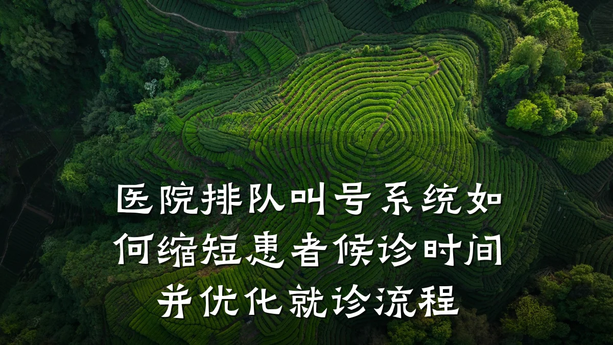 医院排队叫号系统如何缩短患者候诊时间并优化就诊流程