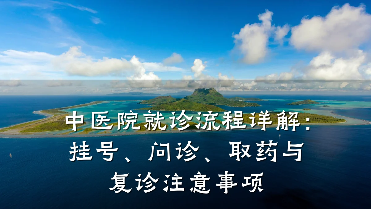 中医院就诊流程详解:挂号、问诊、取药与复诊注意事项