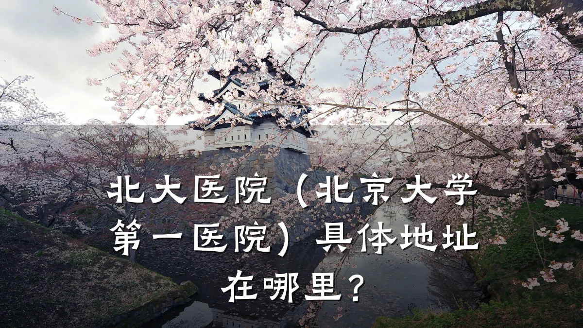 北大医院(北京大学第一医院)具体地址在哪里?