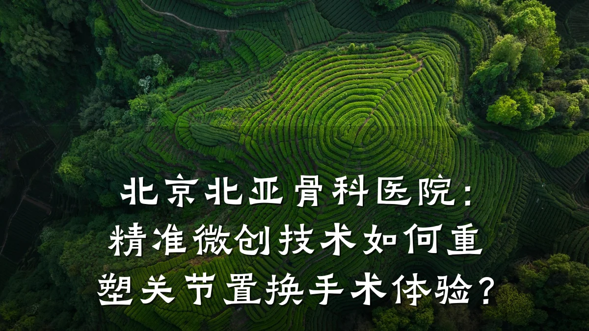 北京北亚骨科医院:精准微创技术如何重塑关节置换手术体验?