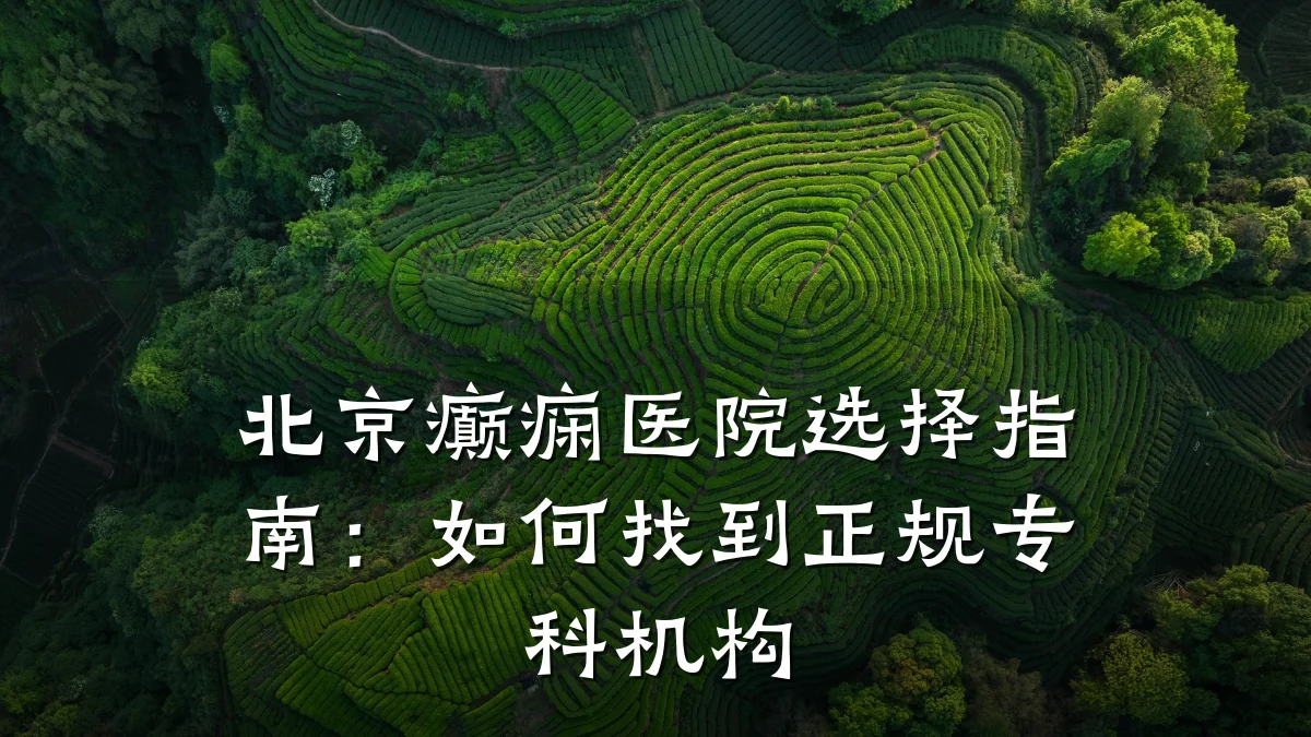 北京癫痫医院选择指南:如何找到正规专科机构