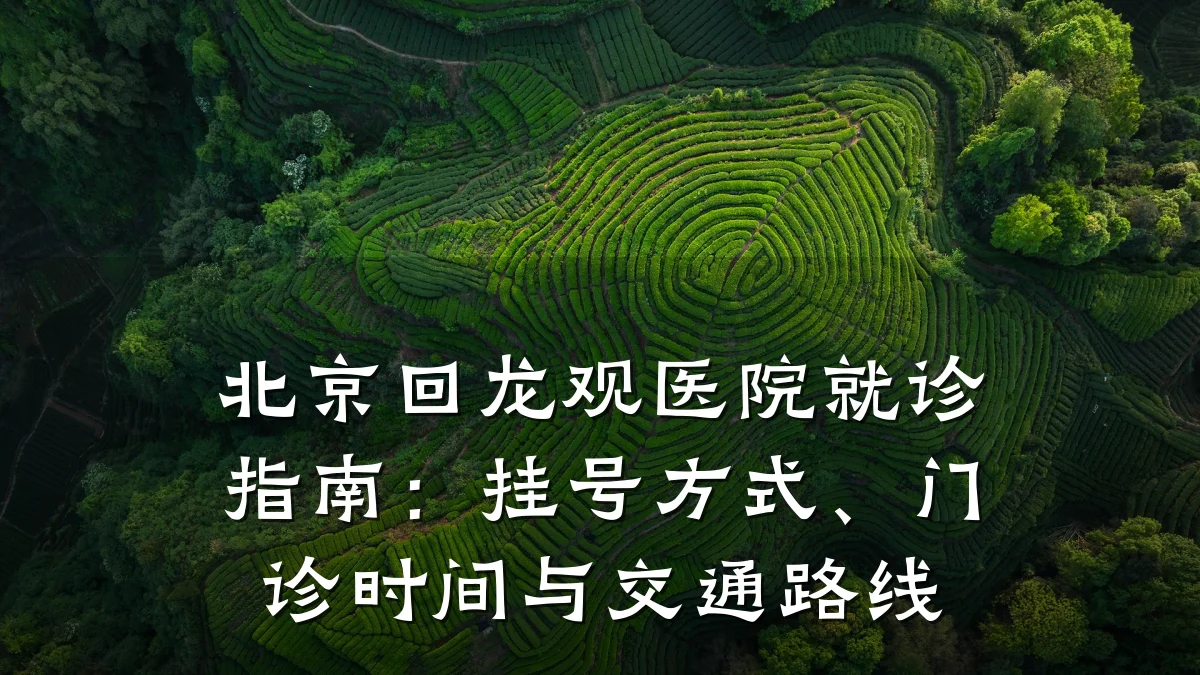 北京回龙观医院就诊指南:挂号方式、门诊时间与交通路线