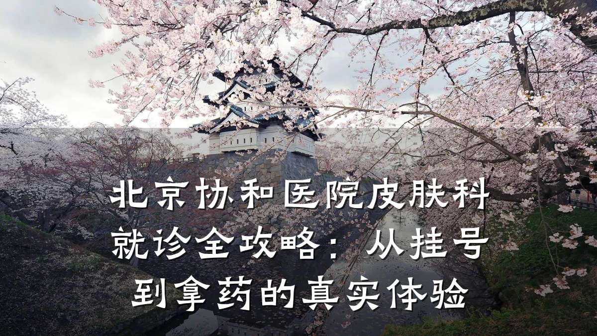 北京协和医院皮肤科就诊全攻略:从挂号到拿药的真实体验