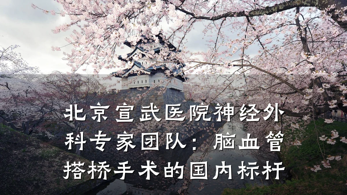 北京宣武医院神经外科专家团队:脑血管搭桥手术的国内标杆
