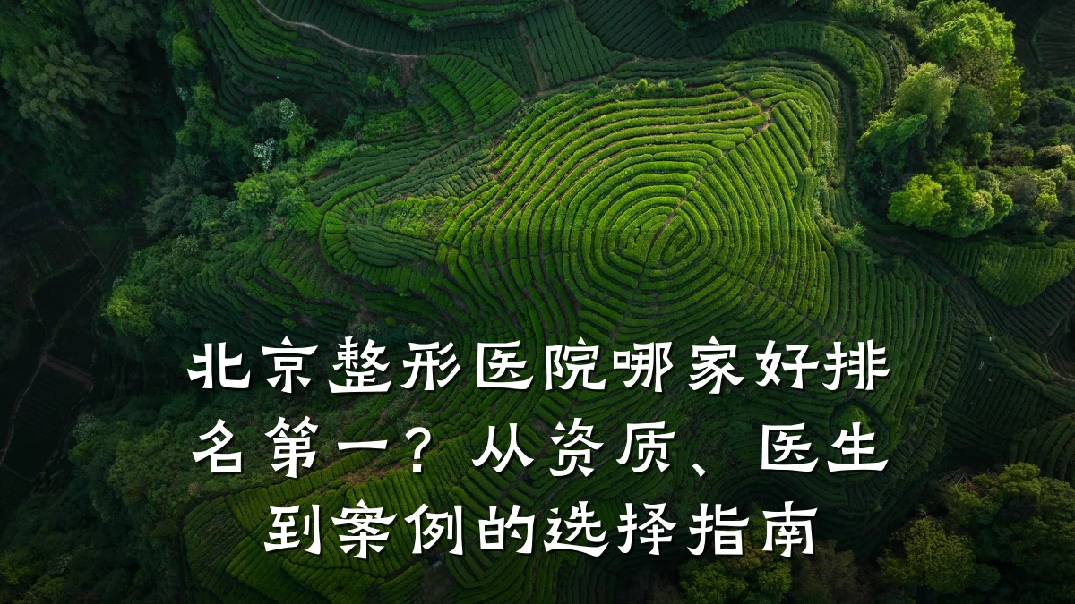 北京整形医院哪家好排名第一?从资质、医生到案例的选择指南