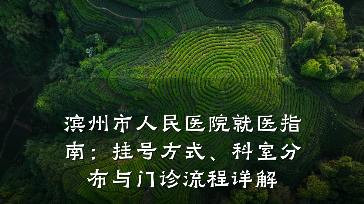 滨州市人民医院就医指南:挂号方式、科室分布与门诊流程详解