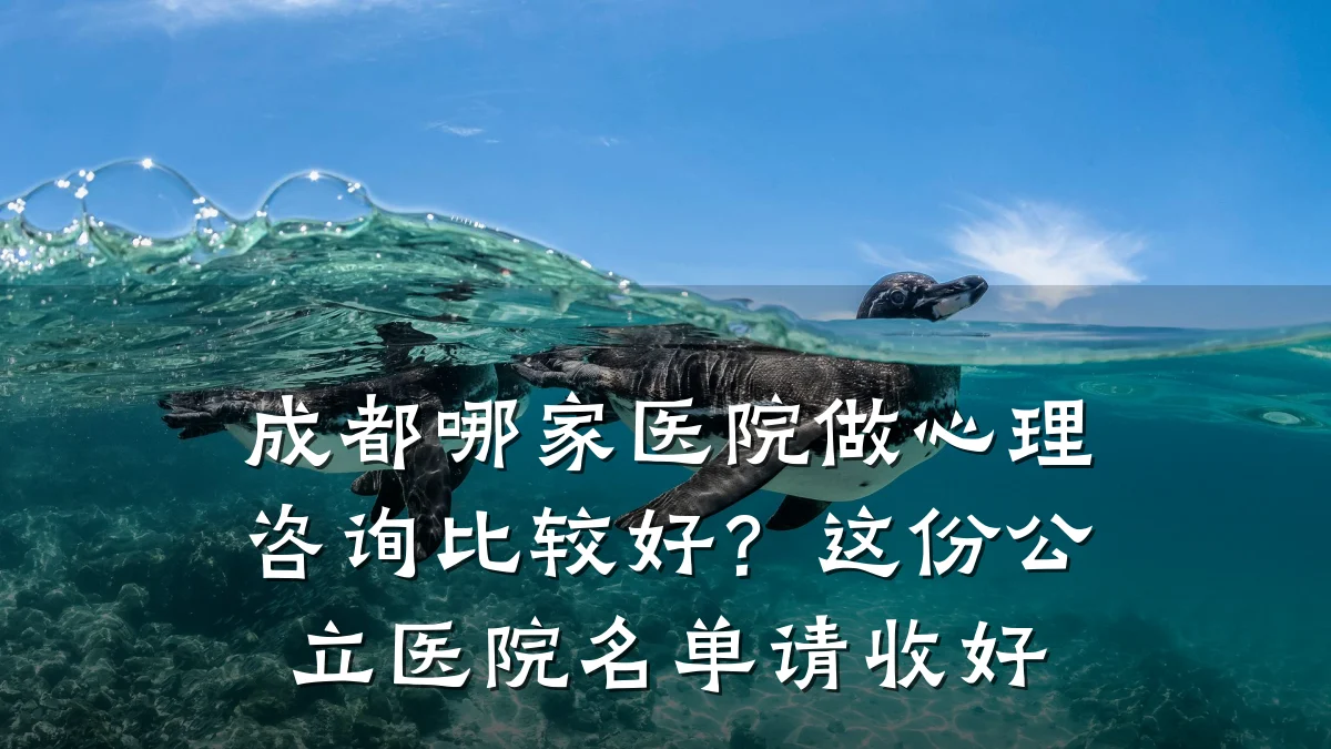 成都哪家医院做心理咨询比较好?这份公立医院名单请收好