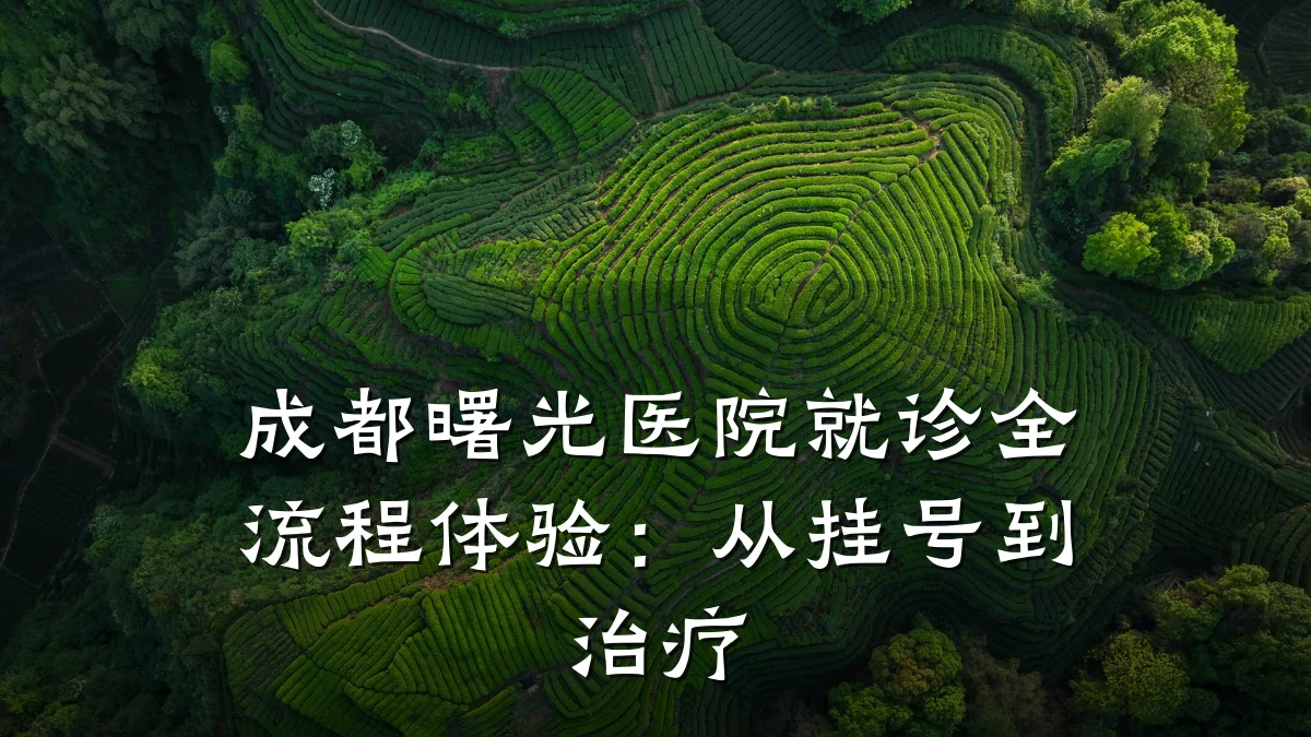 成都曙光医院就诊全流程体验:从挂号到治疗