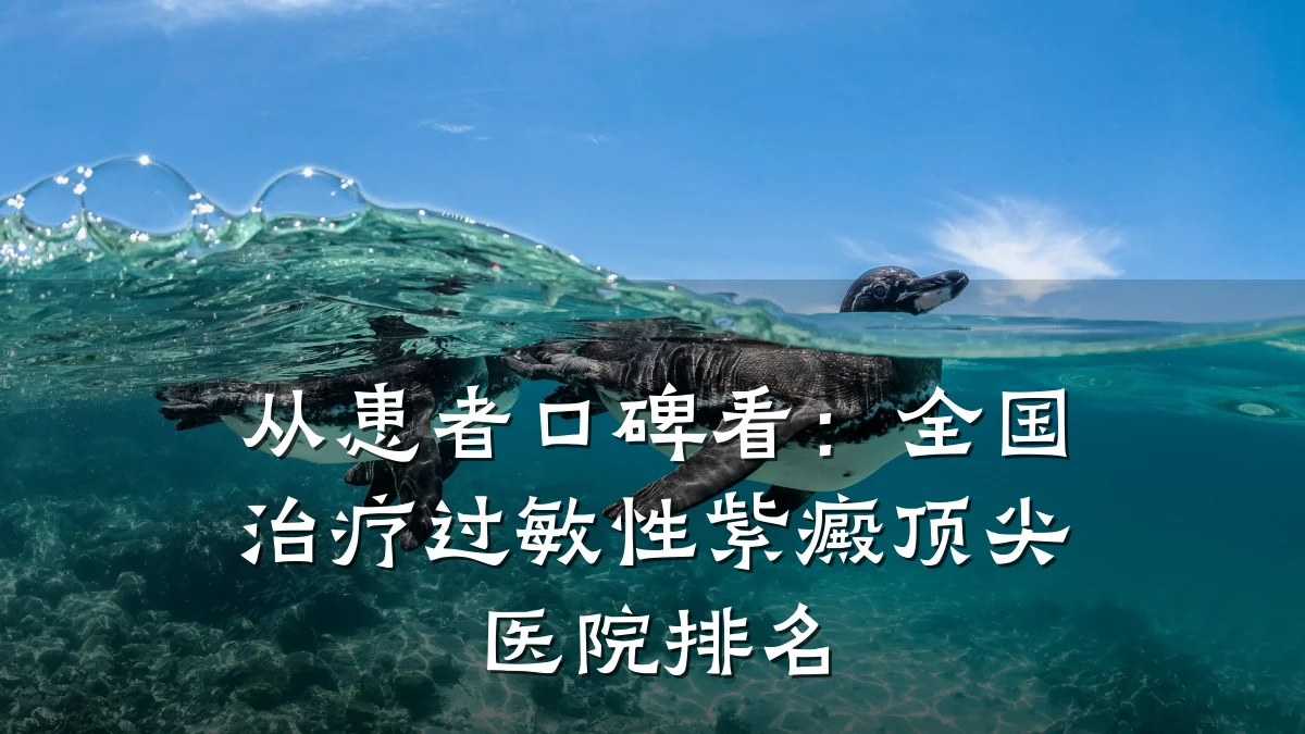 从患者口碑看:全国治疗过敏性紫癜顶尖医院排名
