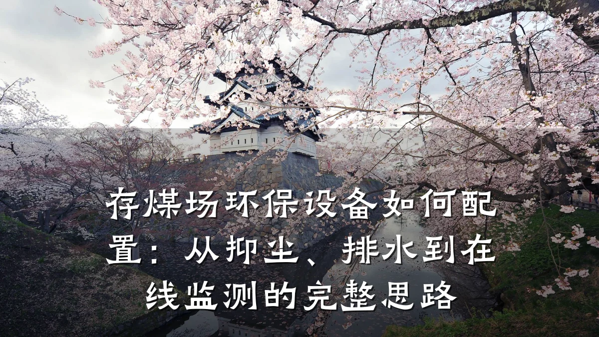 存煤场环保设备如何配置：从抑尘、排水到在线监测的完整思路