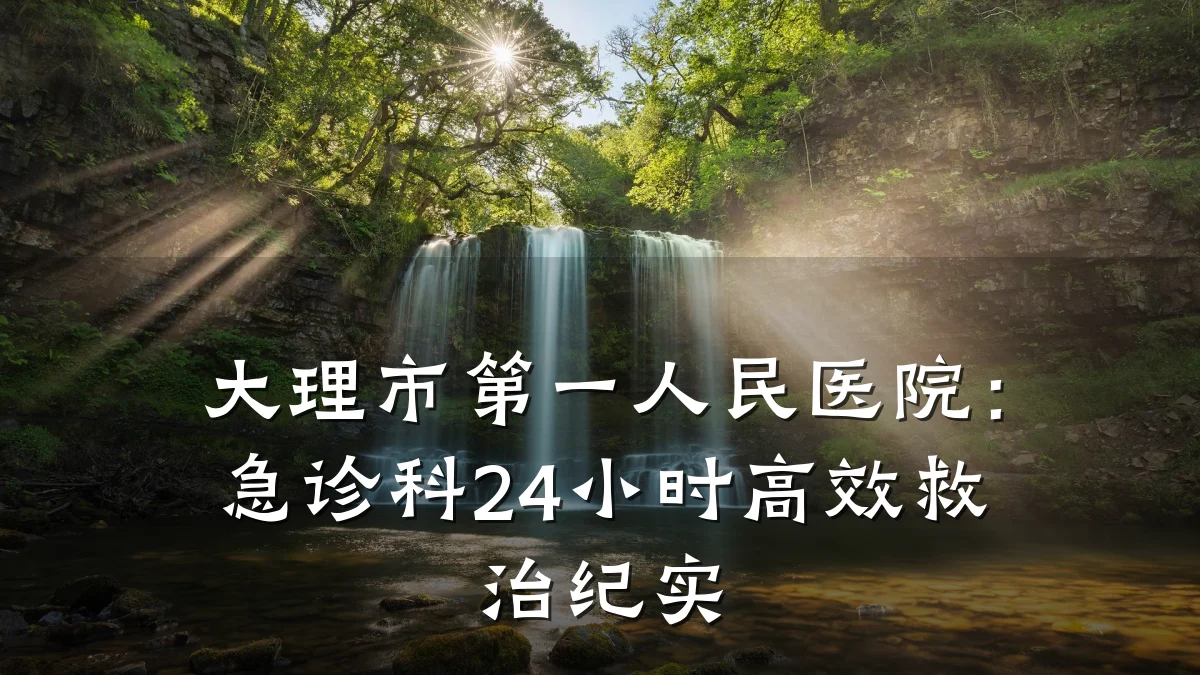 大理市第一人民医院:急诊科24小时高效救治纪实