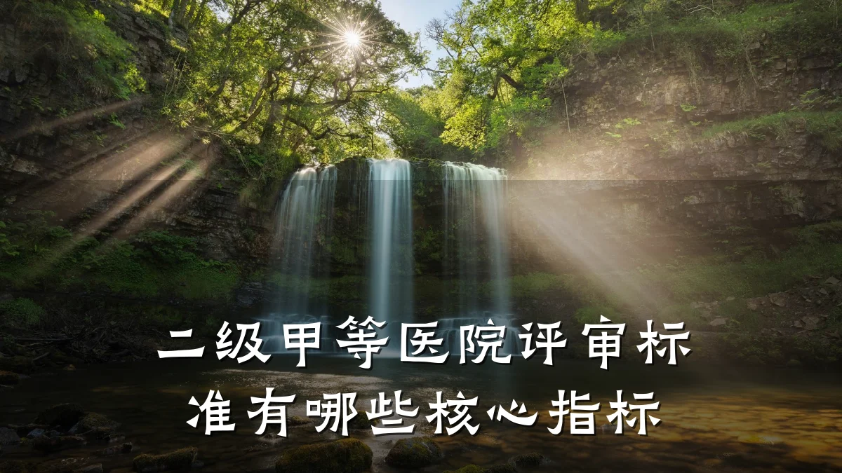 二级甲等医院评审标准有哪些核心指标