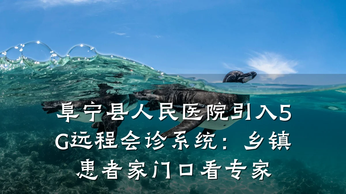 阜宁县人民医院引入5G远程会诊系统:乡镇患者家门口看专家