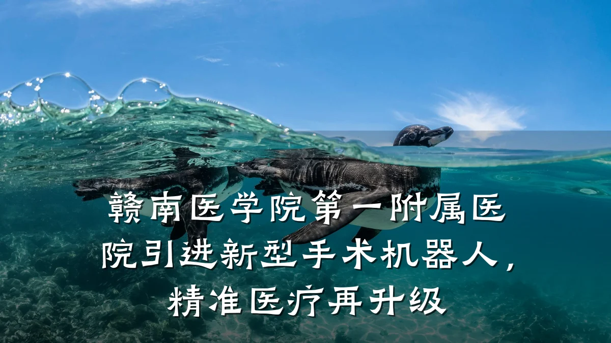 赣南医学院第一附属医院引进新型手术机器人,精准医疗再升级