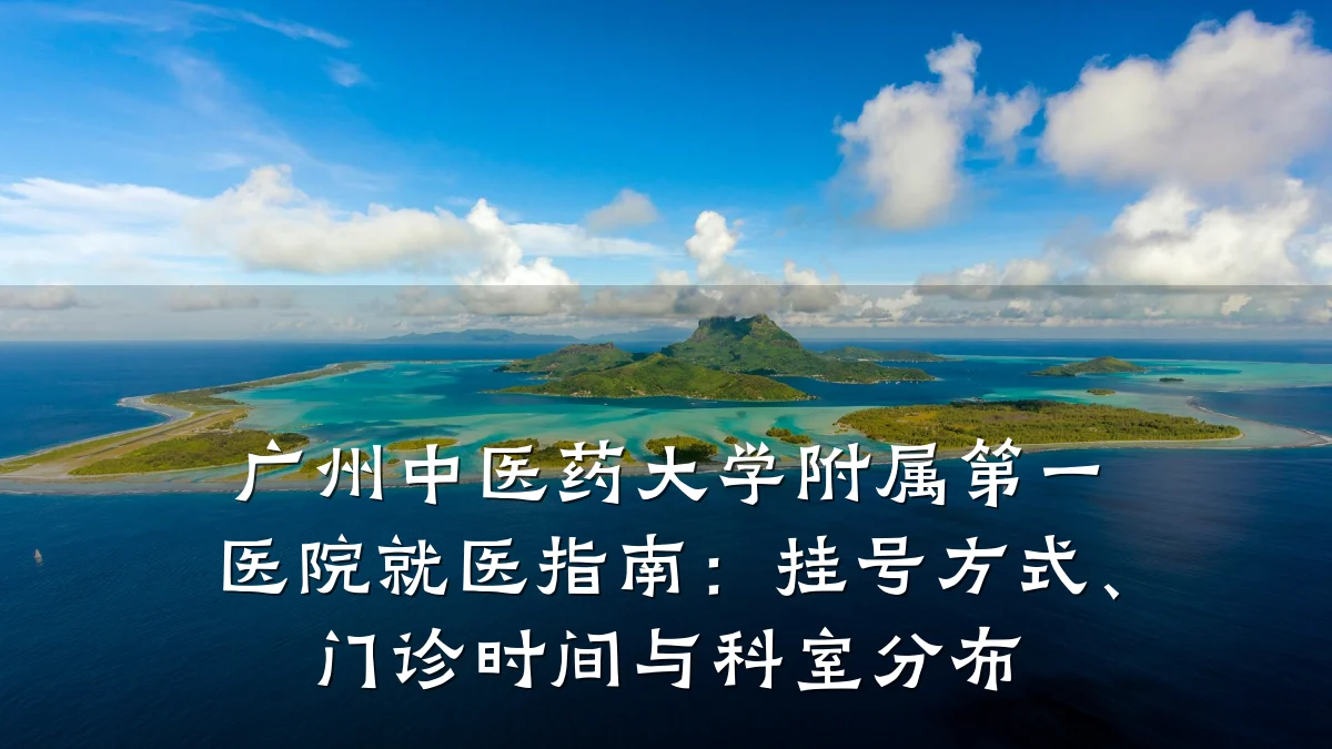 广州中医药大学附属第一医院就医指南:挂号方式、门诊时间与科室分布