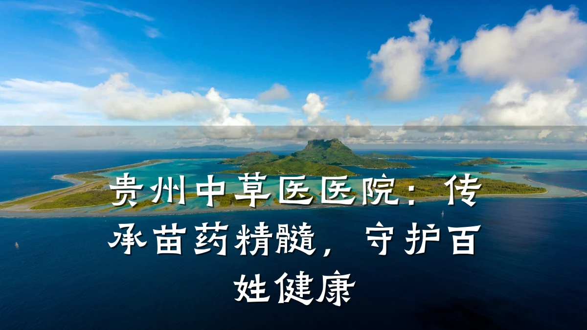 贵州中草医医院:传承苗药精髓,守护百姓健康