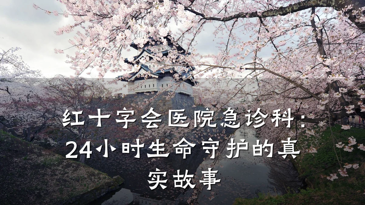 红十字会医院急诊科:24小时生命守护的真实故事