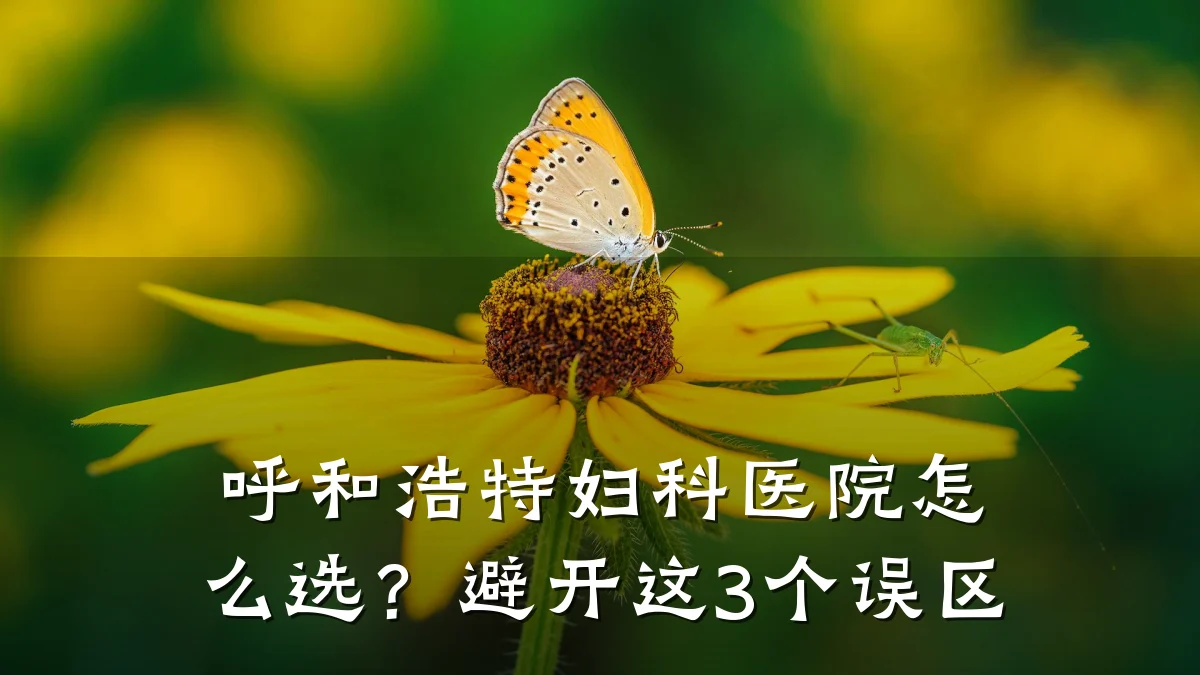 呼和浩特妇科医院怎么选?避开这3个误区