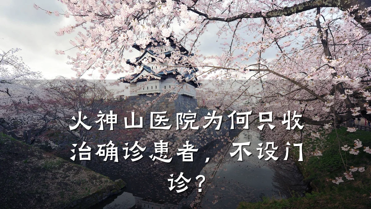 火神山医院为何只收治确诊患者,不设门诊?