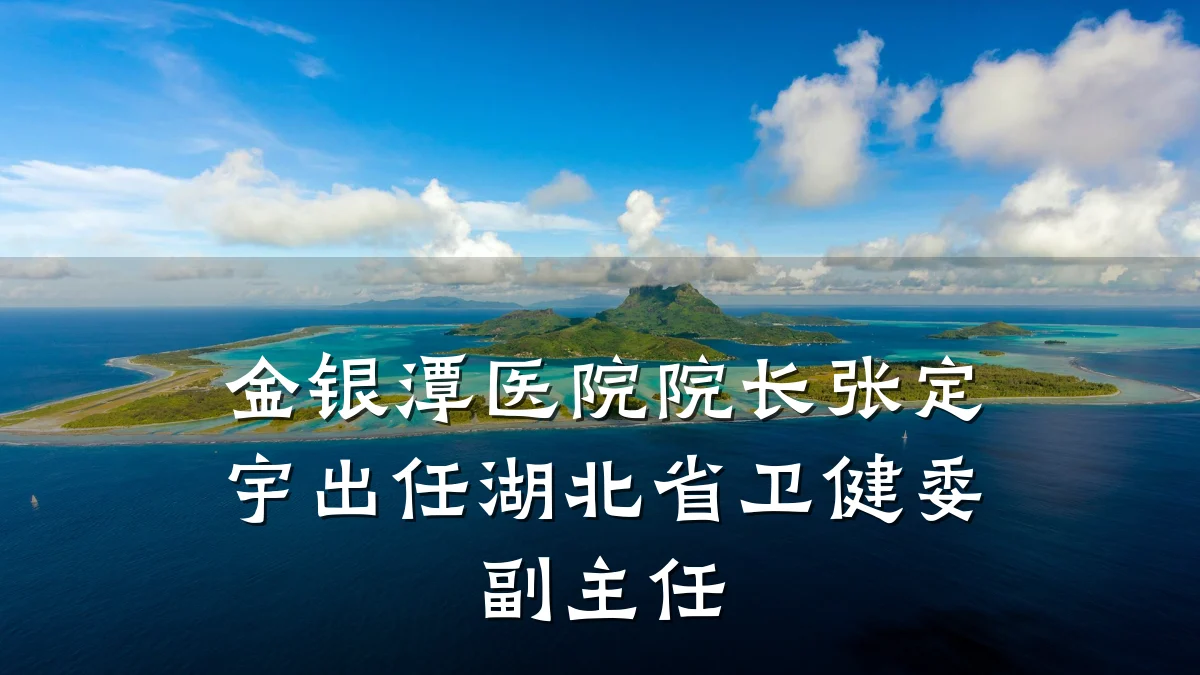 金银潭医院院长张定宇出任湖北省卫健委副主任
