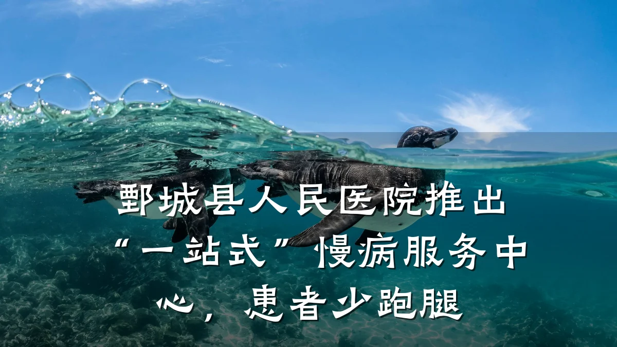 鄄城县人民医院推出“一站式”慢病服务中心,患者少跑腿