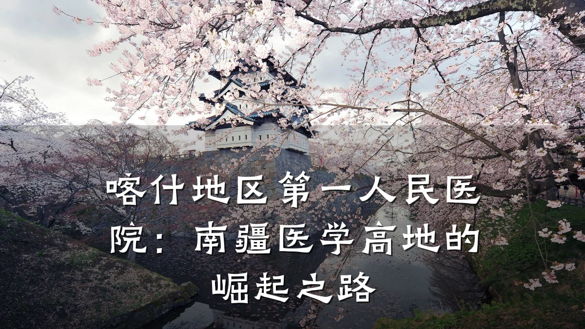 喀什地区第一人民医院:南疆医学高地的崛起之路