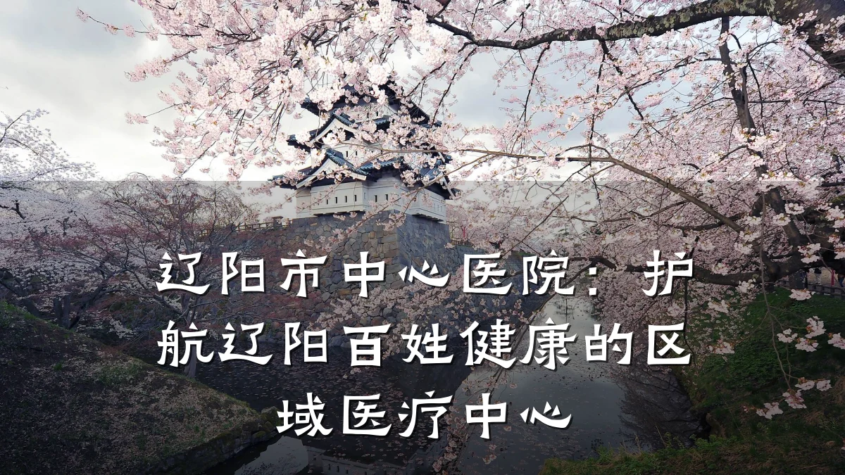 辽阳市中心医院:护航辽阳百姓健康的区域医疗中心