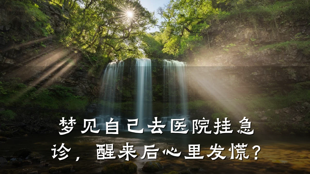 梦见自己去医院挂急诊,醒来后心里发慌?