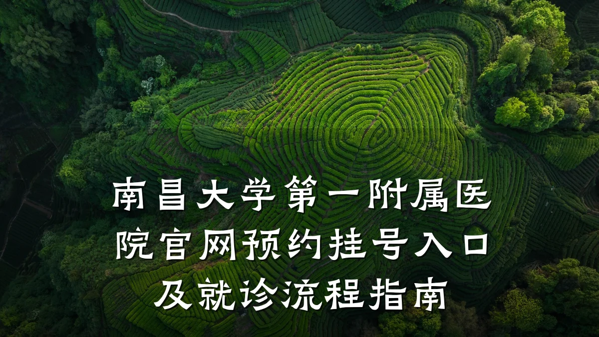 南昌大学第一附属医院官网预约挂号入口及就诊流程指南