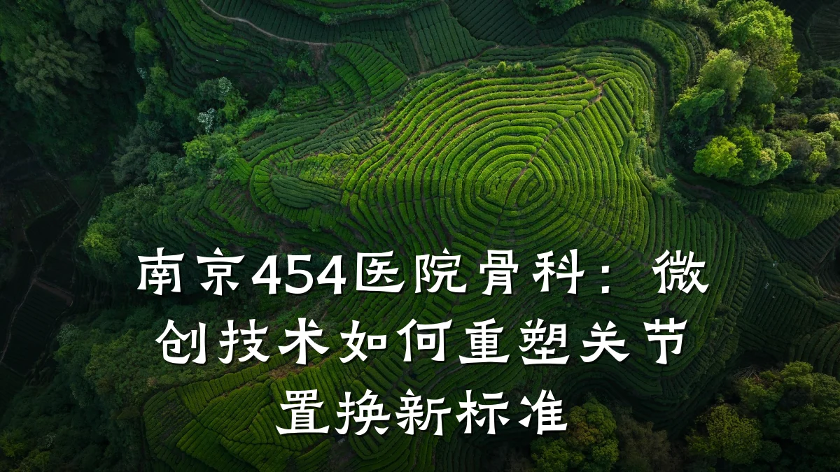 南京454医院骨科:微创技术如何重塑关节置换新标准