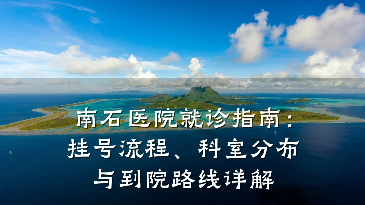 南石医院就诊指南:挂号流程、科室分布与到院路线详解
