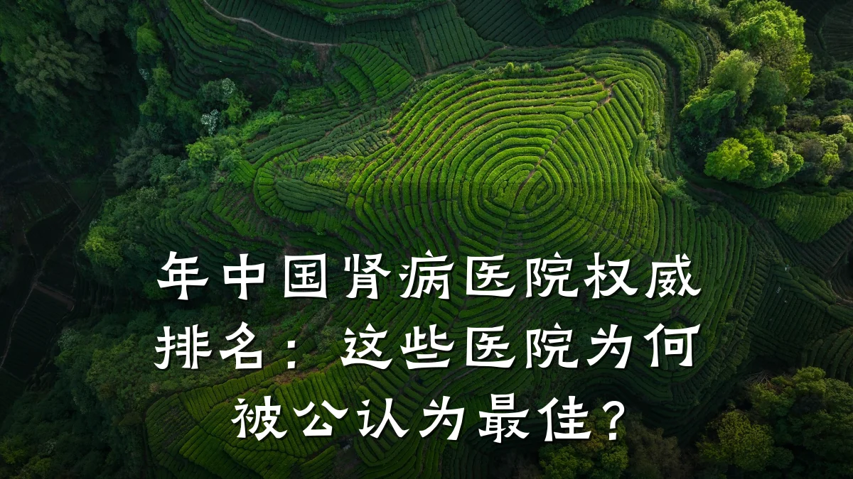 年中国肾病医院权威排名:这些医院为何被公认为最佳?
