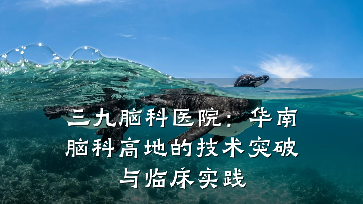 三九脑科医院:华南脑科高地的技术突破与临床实践