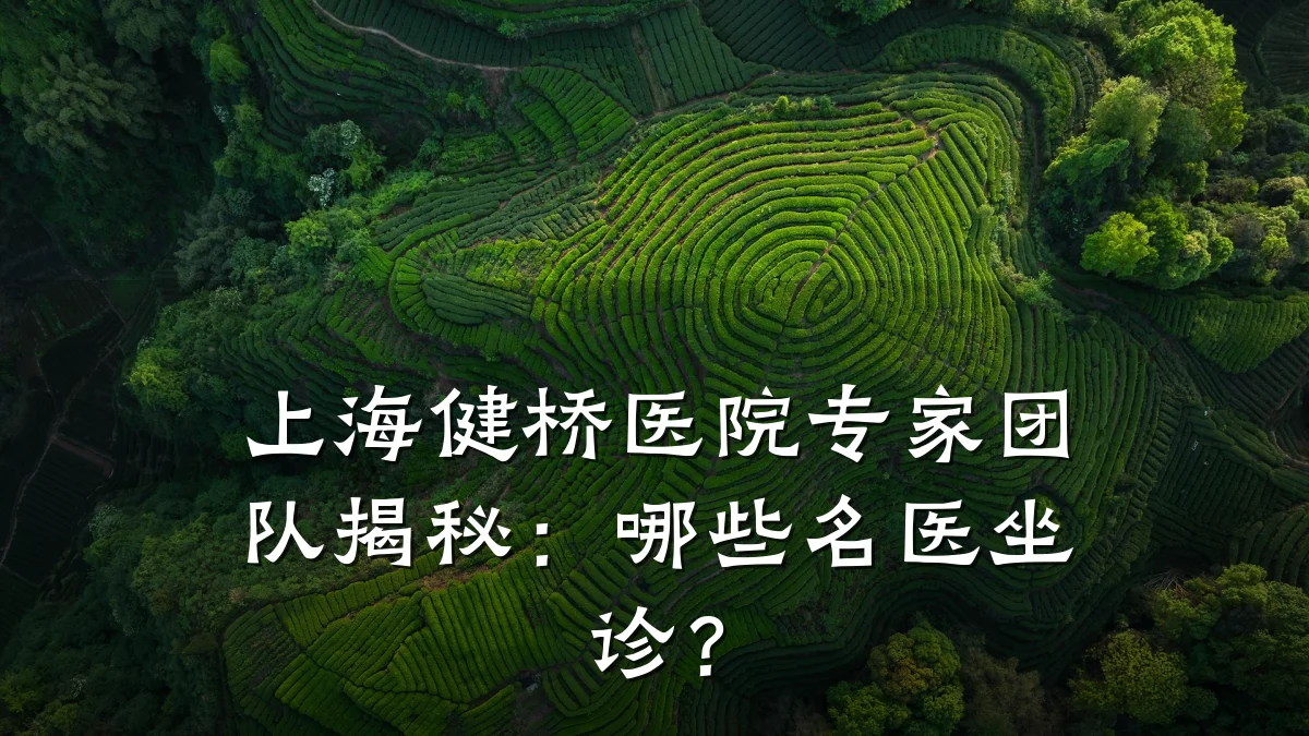 上海健桥医院专家团队揭秘:哪些名医坐诊?