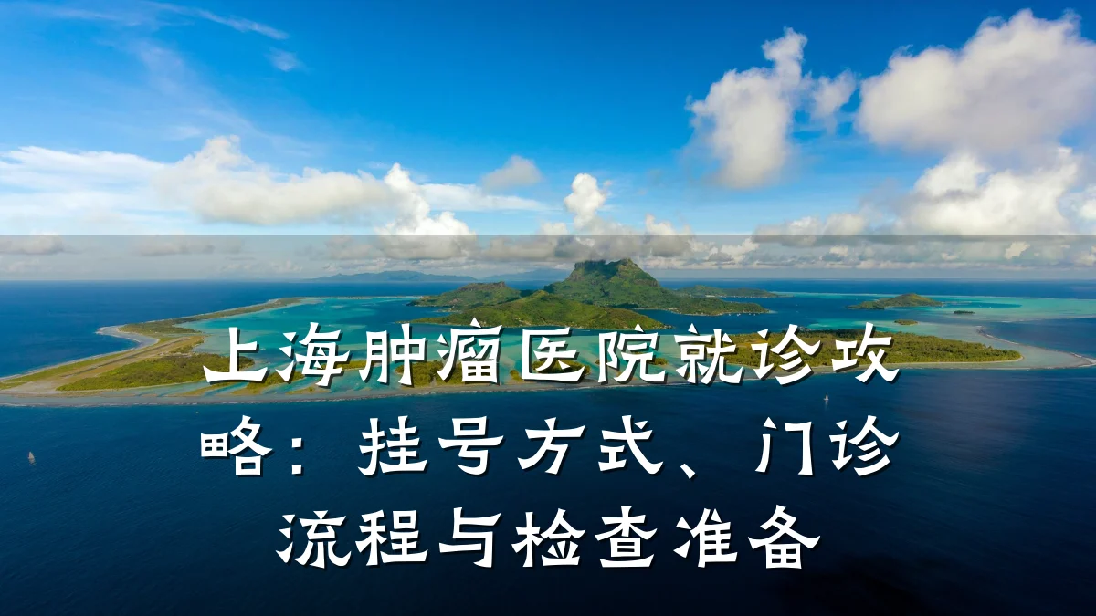 上海肿瘤医院就诊攻略:挂号方式、门诊流程与检查准备