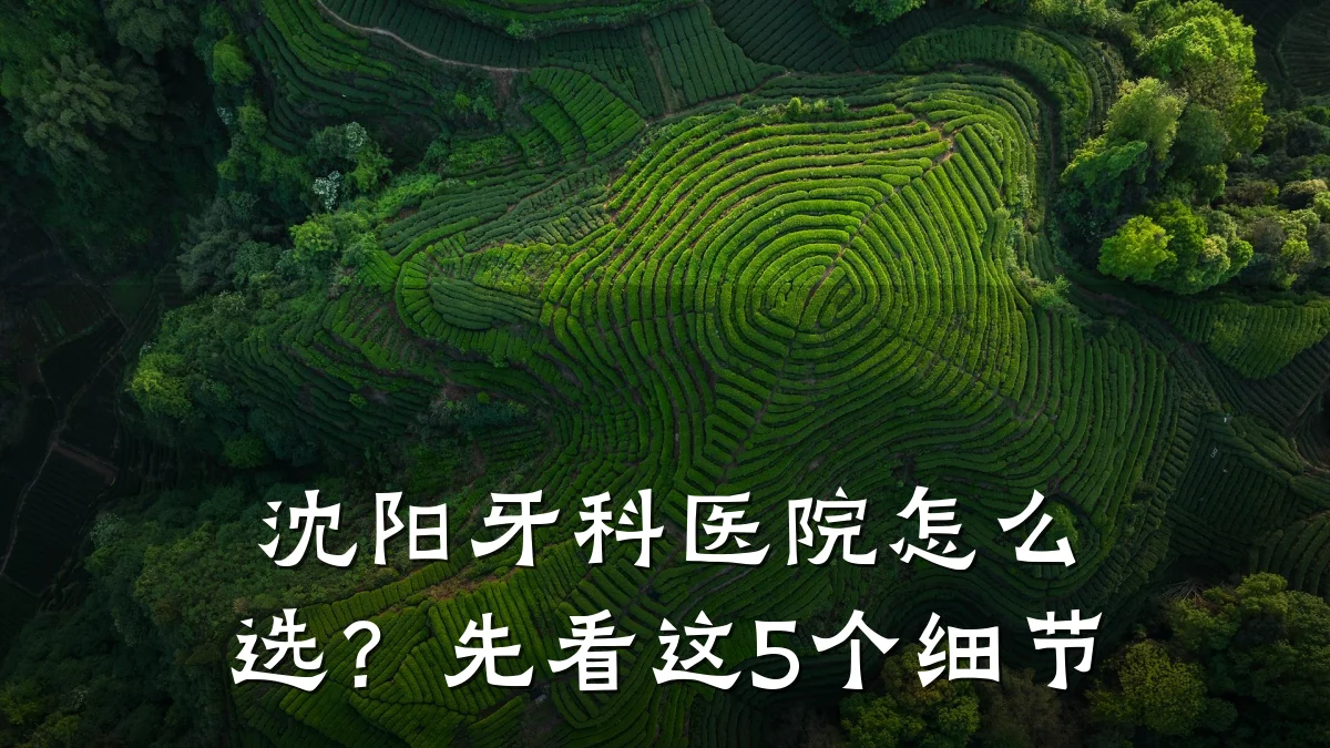 沈阳牙科医院怎么选?先看这5个细节
