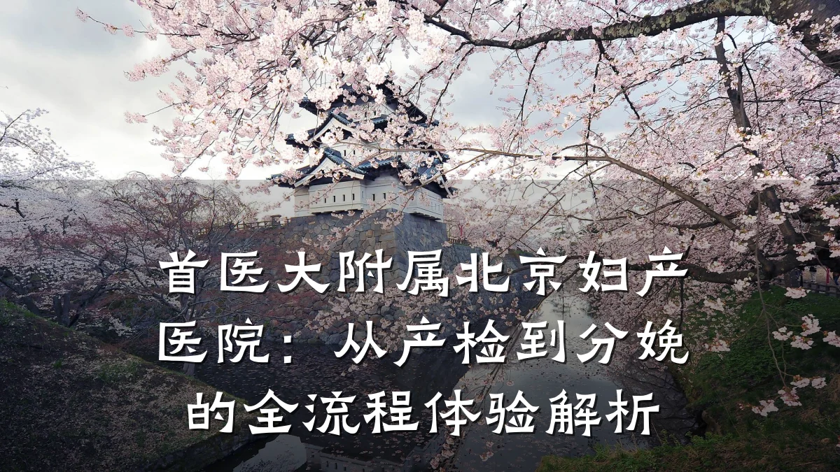 首医大附属北京妇产医院:从产检到分娩的全流程体验解析