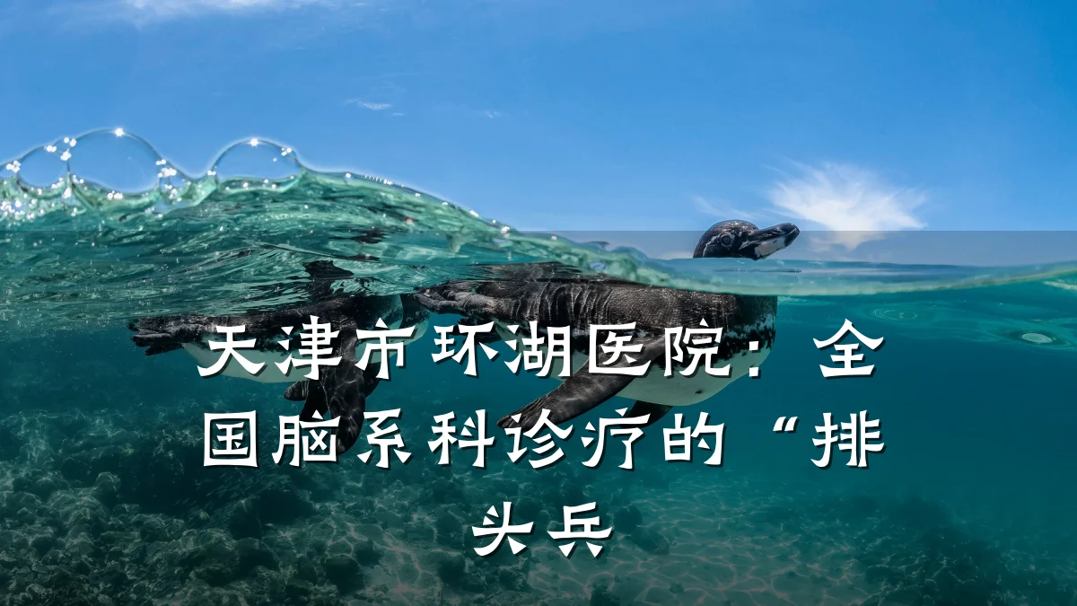 天津市环湖医院:全国脑系科诊疗的“排头兵