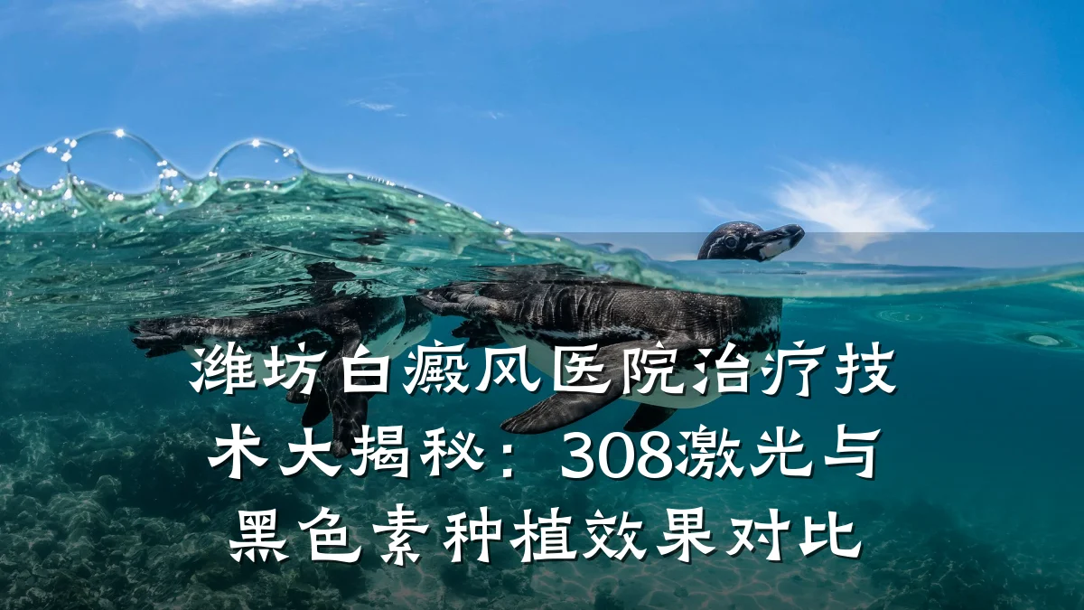 潍坊白癜风医院治疗技术大揭秘:308激光与黑色素种植效果对比