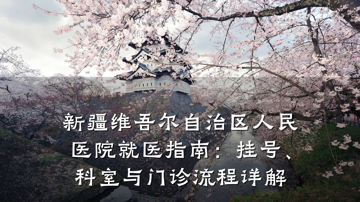 新疆维吾尔自治区人民医院就医指南:挂号、科室与门诊流程详解