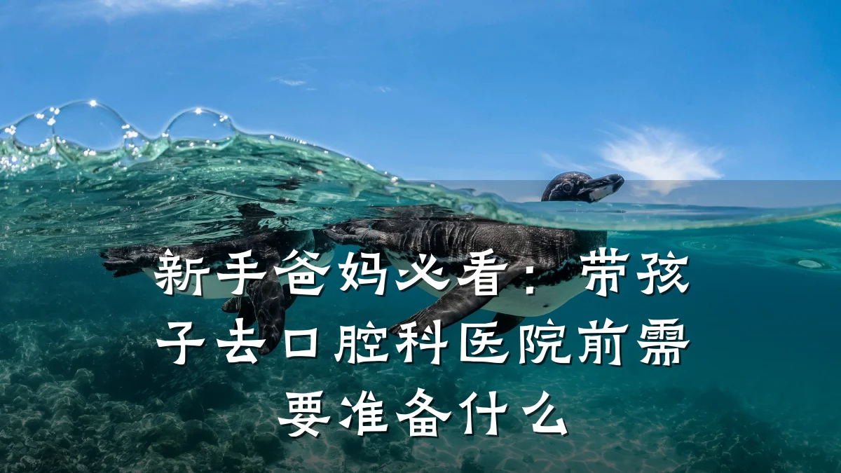 新手爸妈必看:带孩子去口腔科医院前需要准备什么