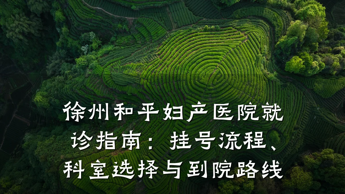 徐州和平妇产医院就诊指南:挂号流程、科室选择与到院路线