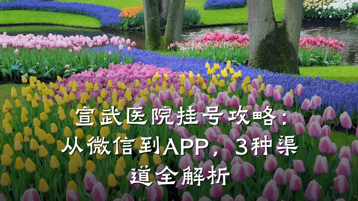 宣武医院挂号攻略：从微信到APP，3种渠道全解析