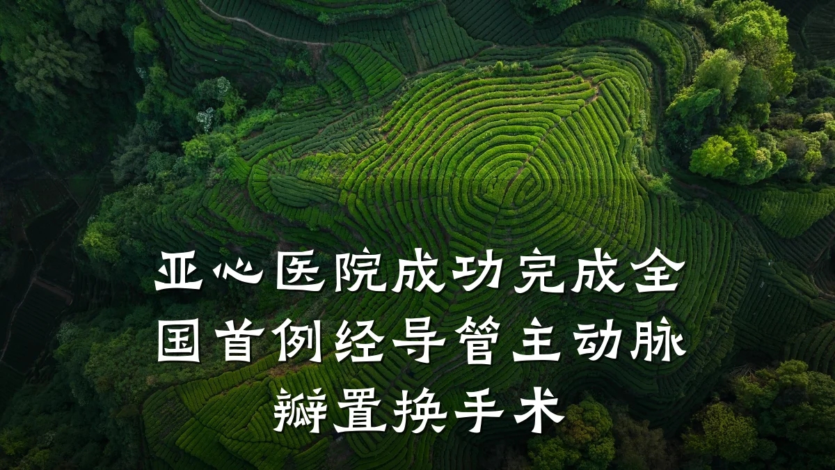 亚心医院成功完成全国首例经导管主动脉瓣置换手术