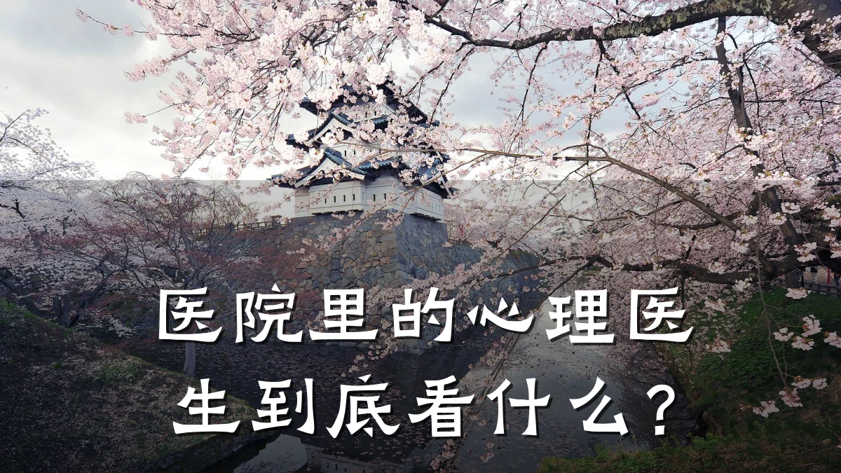 医院里的心理医生到底看什么？