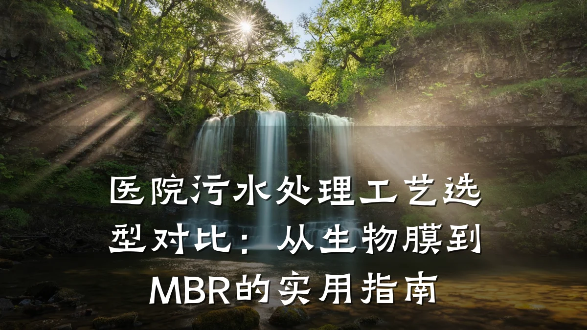 医院污水处理工艺选型对比:从生物膜到MBR的实用指南
